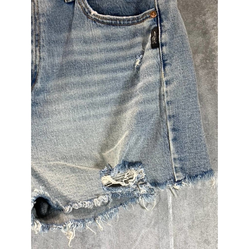 Silver Jeans Co. Women's Indigo High-Rise Distressed Highly Desirable Short SZ29 - Picture 3 of 11